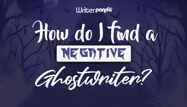 How do I Find a Negative Ghostwriter?